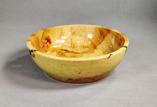 Handmade Wooden Bowl / Maple Burl Wood